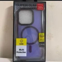 新品未使用 iPhone15Proケース 紫