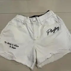 美品　プレイボーイショートパンツ150