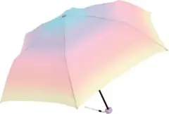グラデーション折り畳み傘 55cm 230g ミルキートーン 折傘 クラックス