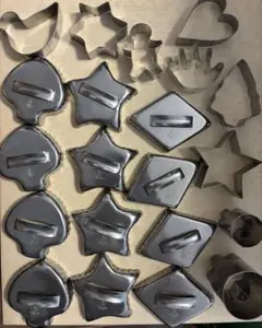 ステンレス製クッキー型 さまざまな形