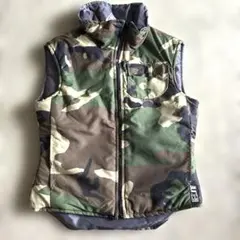 迷彩ダウンベスト　Sサイズ