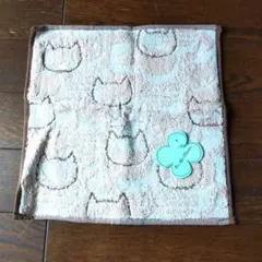 猫　タオルハンカチ