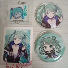 プロセカ　アクリルチャーム　缶バッチ　初音ミク　まとめ売り　ビビバス