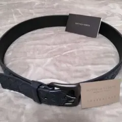ボッテガヴェネタ イントレチャート ベルト ネイビー