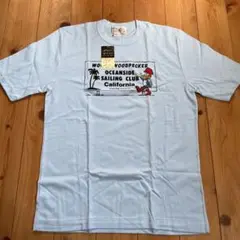 【新品・希少・訳あり】USJ 80sウッディー・ウッドペッカー　TシャツL 水色