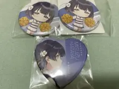 学園アイドルマスター 学マス 秦谷美鈴 缶バッジ 3点セット まとめ売り