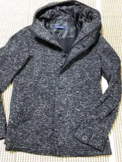 ニコル フード付き ニットジャケット