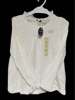 ⓲新品 motherways My Classic 長袖シャツ 130 ホワイト