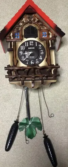 SEIKO BIRDIE 鳩時計   昭和レトロ　からくり 時計 動作確認済 SEIKO鳩時計