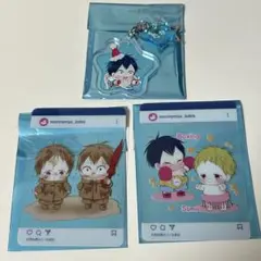 学園ベビーシッターズ　カフェ　トレーディングクリアカード アクキー 虎太郎 鷹