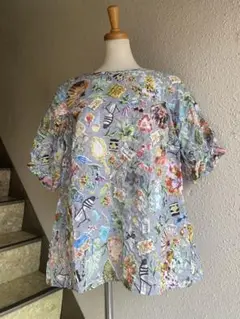 Tunic 鴨居羊子 パフスリーブ ブラウス Tシャツ