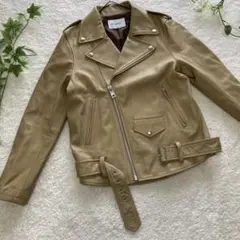 moussy マウジー ライダースジャケット レザージャケット レディース 美品