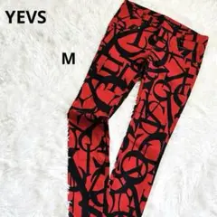 YEVS　イーブス　メンズ派手ジーンズパンツ　ゴルフパンツ　M