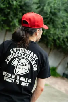 ザリアルマッコイズ BUCO TEE ENTHUSIAST ブラック (XL)