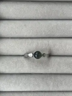 ブルーアンバーの指輪