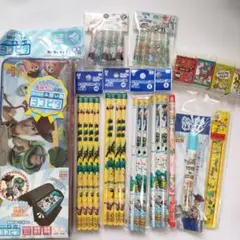 トイストーリー文房具ヨコピタ筆入れ 筆箱 鉛筆 鉛筆 キャップ 消しゴム 定規