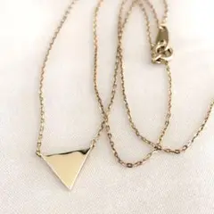 美品 ete エテ K10 トライアングル ネックレス