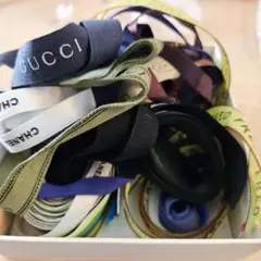 ブランド ロゴ入りリボンセット 多色
