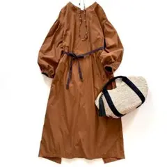美品♪アールジュビリー◆バックカシュクールワンピース　長袖
