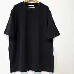 センスオブプレイス　メンズ　五分袖　半袖　Tシャツ　ストレッチ　夏 ブラック L