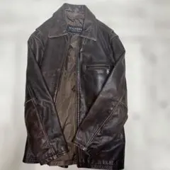 WILSONS ダークブラウン レザージャケット