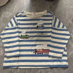 THOMAS & FRIENDS 長袖Tシャツ 90 ボーダー