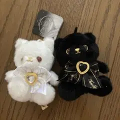 Twinkle White & Black Hugs マスコットセット