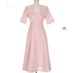 【SALE】 Dint Tweed Bolero Dress