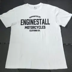 ENGINE STALL エンジンストール ロゴプリント 半袖Tシャツ