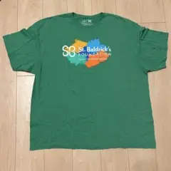 【ヴィンテージ】 US古着 企業Tシャツ 緑 カラフル 古着 3XL