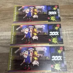 キャナルシティ限定　スプラトゥーン　フェス風チケット【3枚】