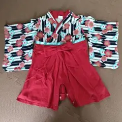 袴ロンパース 女の子 袴 ベビー お食い初め