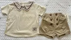 【未使用未使用】セット売り90センチ　hooday セットアップ　セーラーT