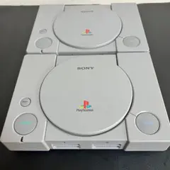 【ジャンク】SCPH-7000 PS1 初代 本体 2台セット【6070m】