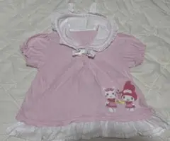 キムラタン＊クーラクール＊マイメロディ刺繍Tシャツ＊夏＊半袖＊100 110