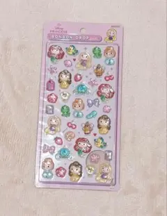 ボンボンドロップシール　ディズニー　ディズニープリンセス