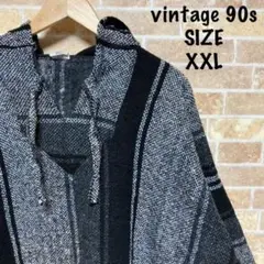 vintage 90s US 民族 個性派 ストリートゆるダボパーカー