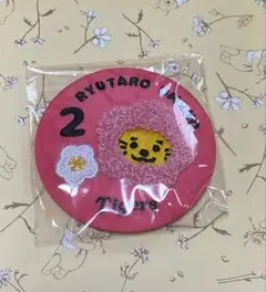 梅野隆太郎 刺繍缶バッジ 阪神タイガース