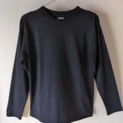 【美品】NAVY 長袖 Tシャツ カットソー ブラック 黒 メンズSサイズ
