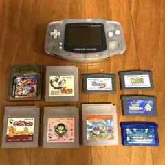 中古品 ゲームボーイアドバンス (おまけ カセット9個付き)