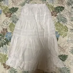 レースフリルスカート