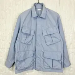 【ミリタリー】GUコットンファティーグジャケット✨S 色味が爽やか　【1130】