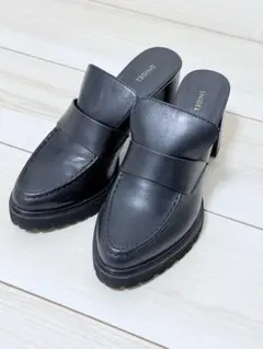 SNIDEL スナイデル ヒールローファーサボ　M