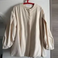 STYLEMIXER ノーカラージャケット アイボリー