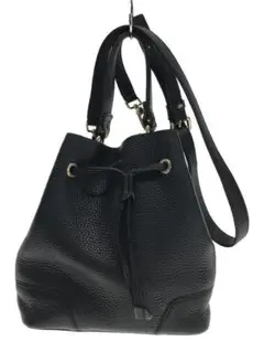 ③美品 FURLA ショルダーバッグ レザー ポーチ付き ブラック コスタンザ