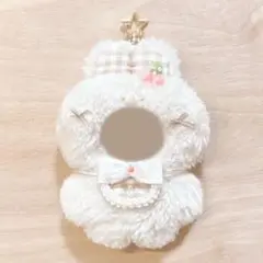 ちびぐるみ にじぱぺっと ぬい服 10cm 白 兎 ベージュ スタイ 着ぐるみ