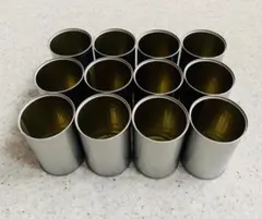 【値下げ!!】スチール缶 12個 まとめ売り　リメイク缶 工作　ハンドメイド