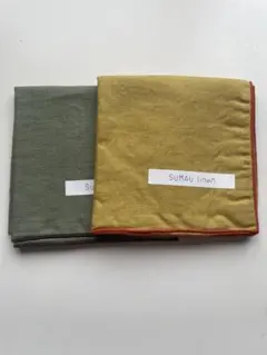 SUMAU nani IRO リネンハンカチ　セット