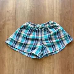 チェック柄ショートパンツ 90cm