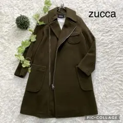 zucca ズッカ ミリタリー風コート ウールハーフコート